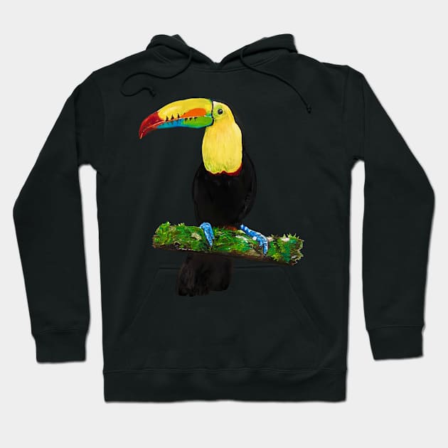 Toucan Hoodie by chloeklbennett